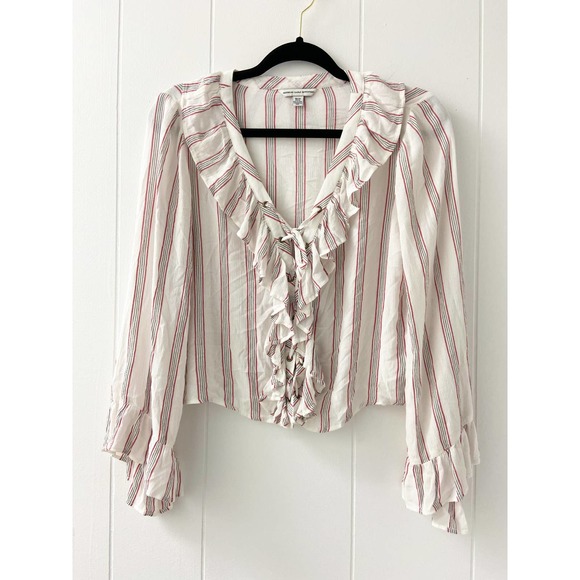 American Eagle top, AE striped blouse - Picture 1 of 7